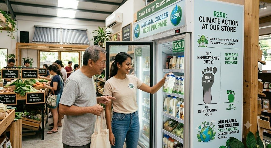 R290 carbon footprint advantages