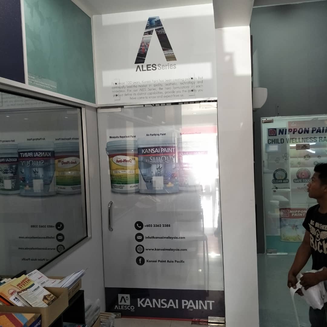 BUIDLING GLASS STICKER INKJET PRINTING SPECIALIST AT KEPONG | PORT KLANG | JENAJROM