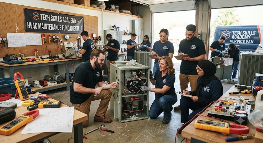HVAC maintenance technician skills course