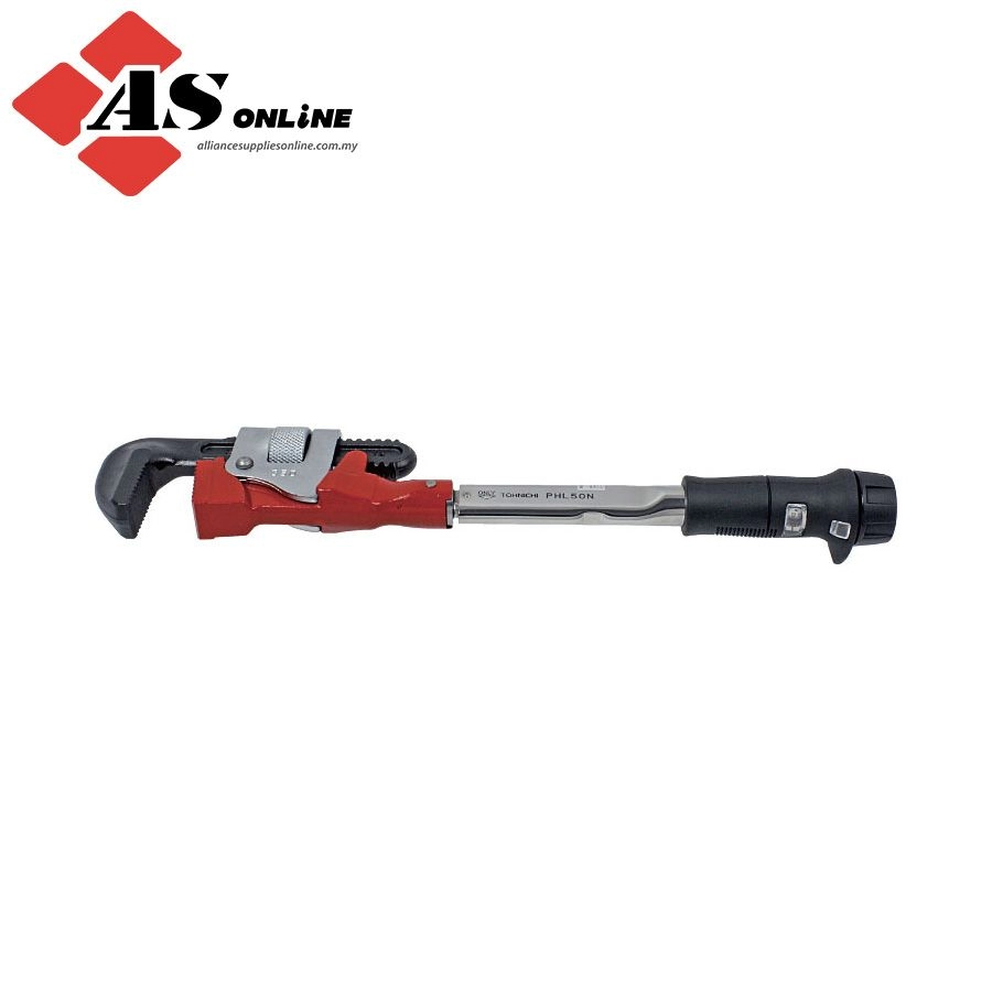 TOHNICHI PHL / PHLE Pipe-Wrench Head Type Adjustable Torque Wrench / Model: PHL50N