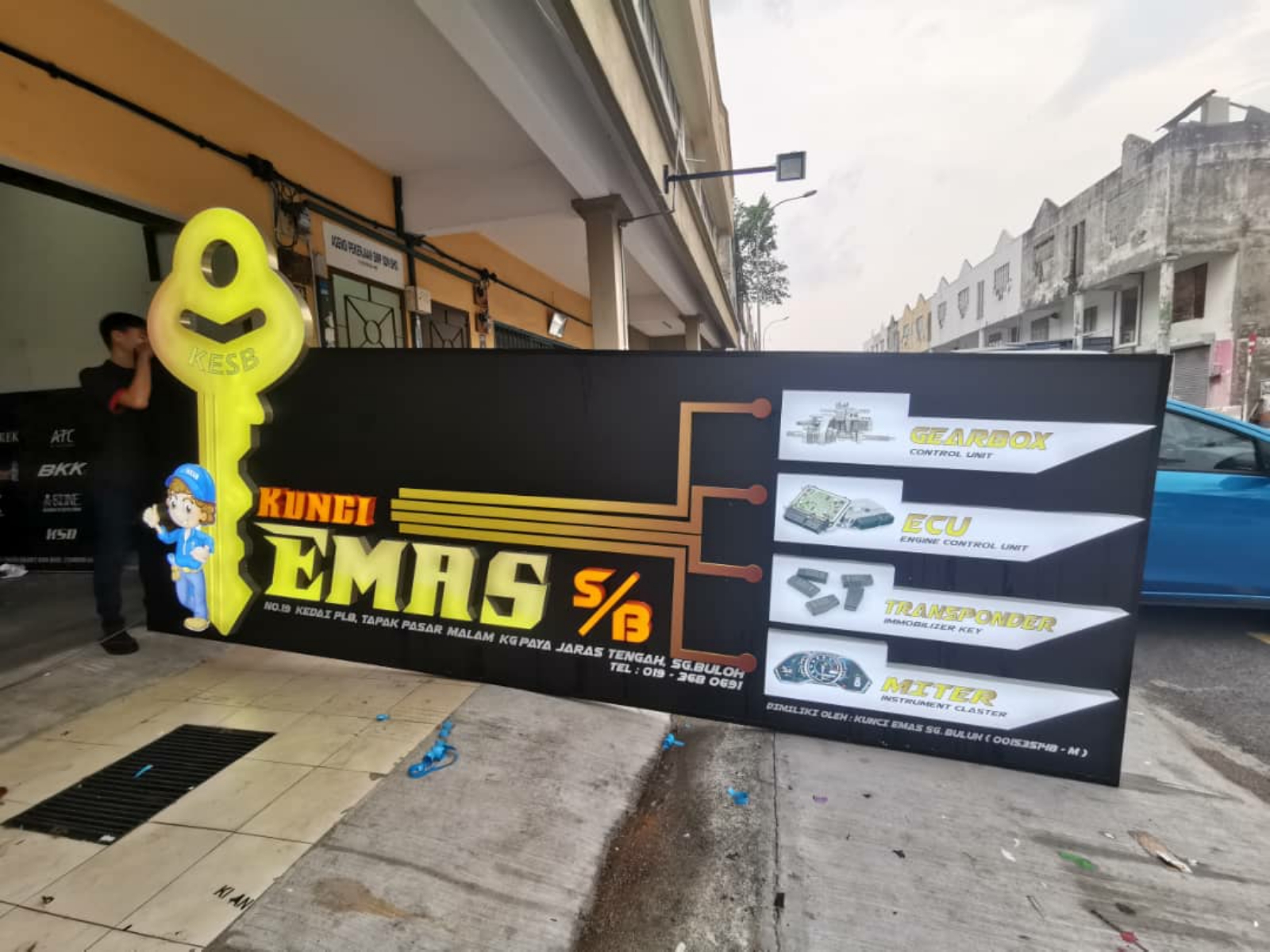 Emrs 3D Led Channel Box Up Lettering Frontlit Sigange At Kuala Selangor ...