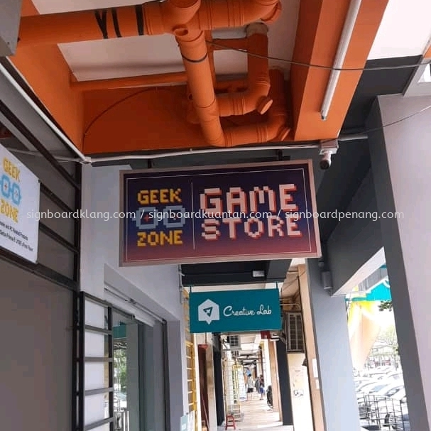 Geek Zone Gi Metal Signage Signboard At Klang Kuala Lumpur Puchong Shah ...