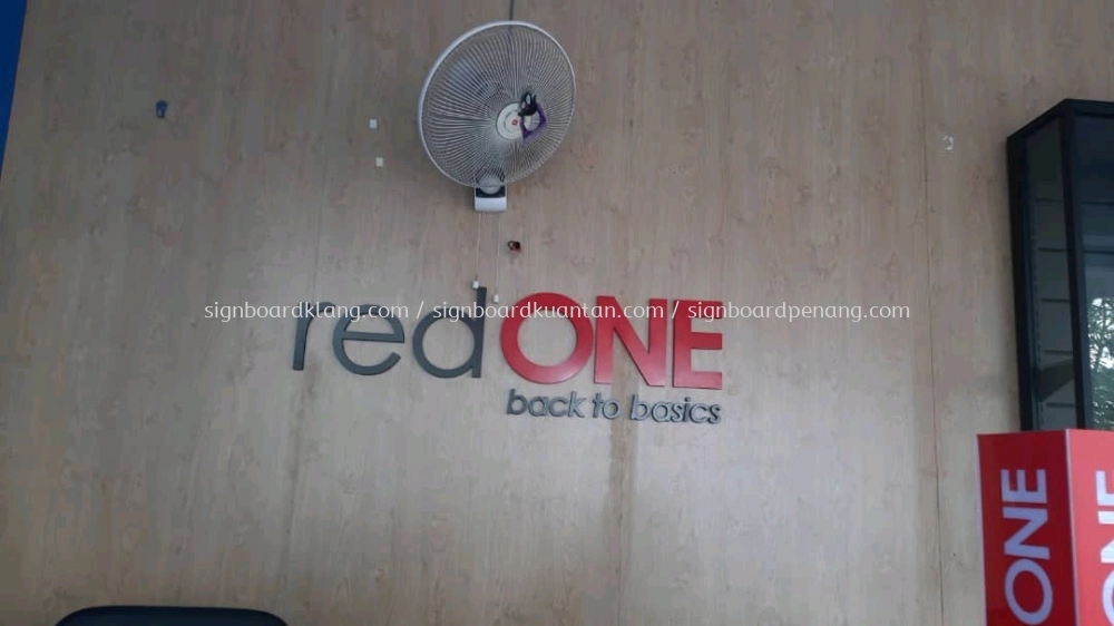 red one pvc cut out 3d lettering indoor signage signboard at kepong subang jaya damansara sungai buloh