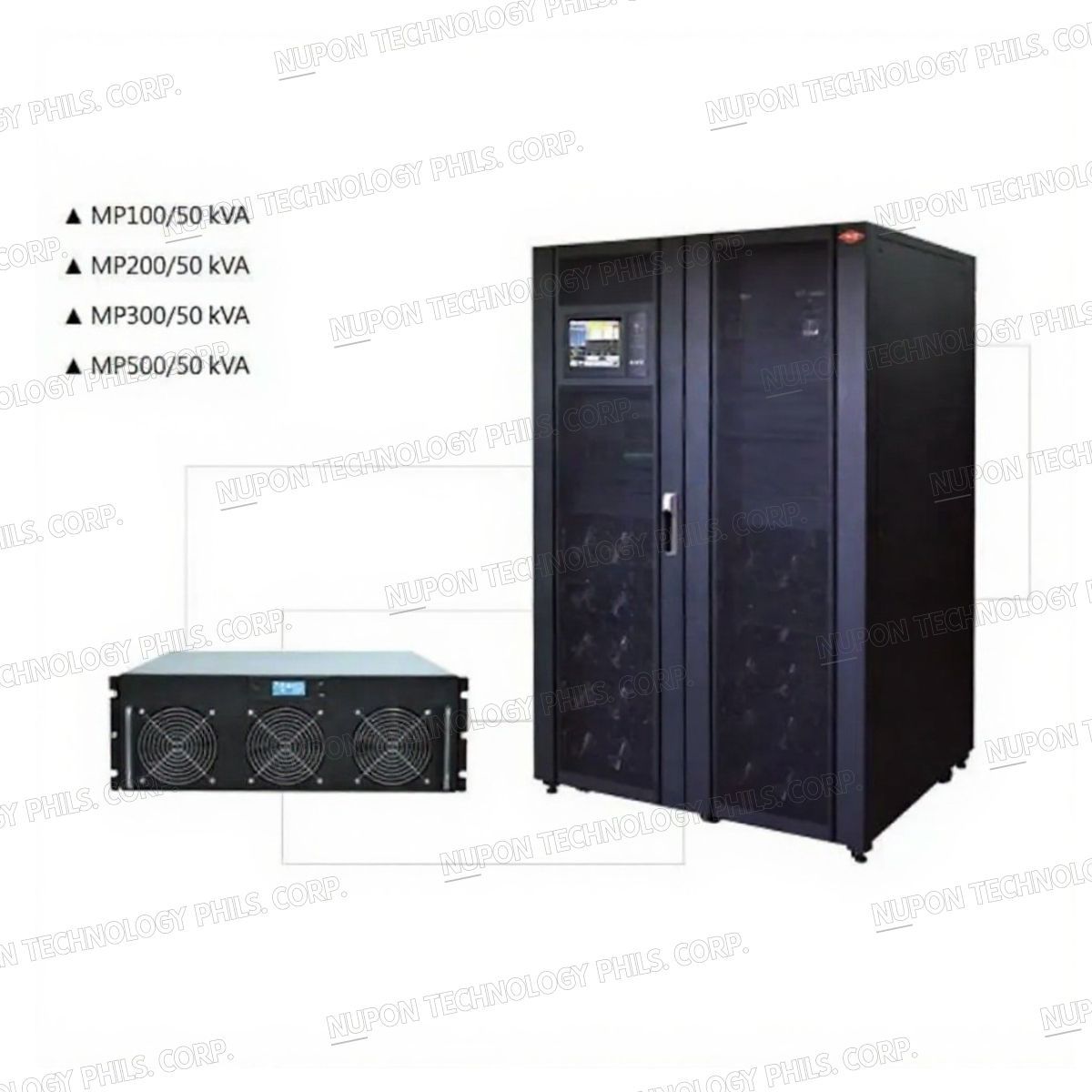 Three Phase Online UPS; 50KVA Modular Type