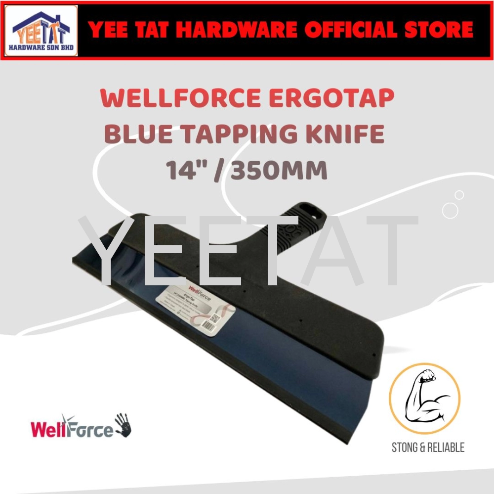 [ WELLFORCE ] ErgoTap Tapping Knife Blue 14" 350mm