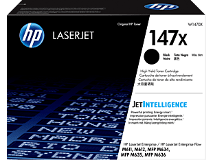 HP 147X High Yield Black Original LaserJet Toner Cartridge W1470X