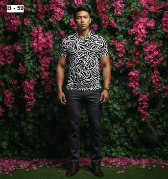 Custom Batik Sublimation T-Shirt