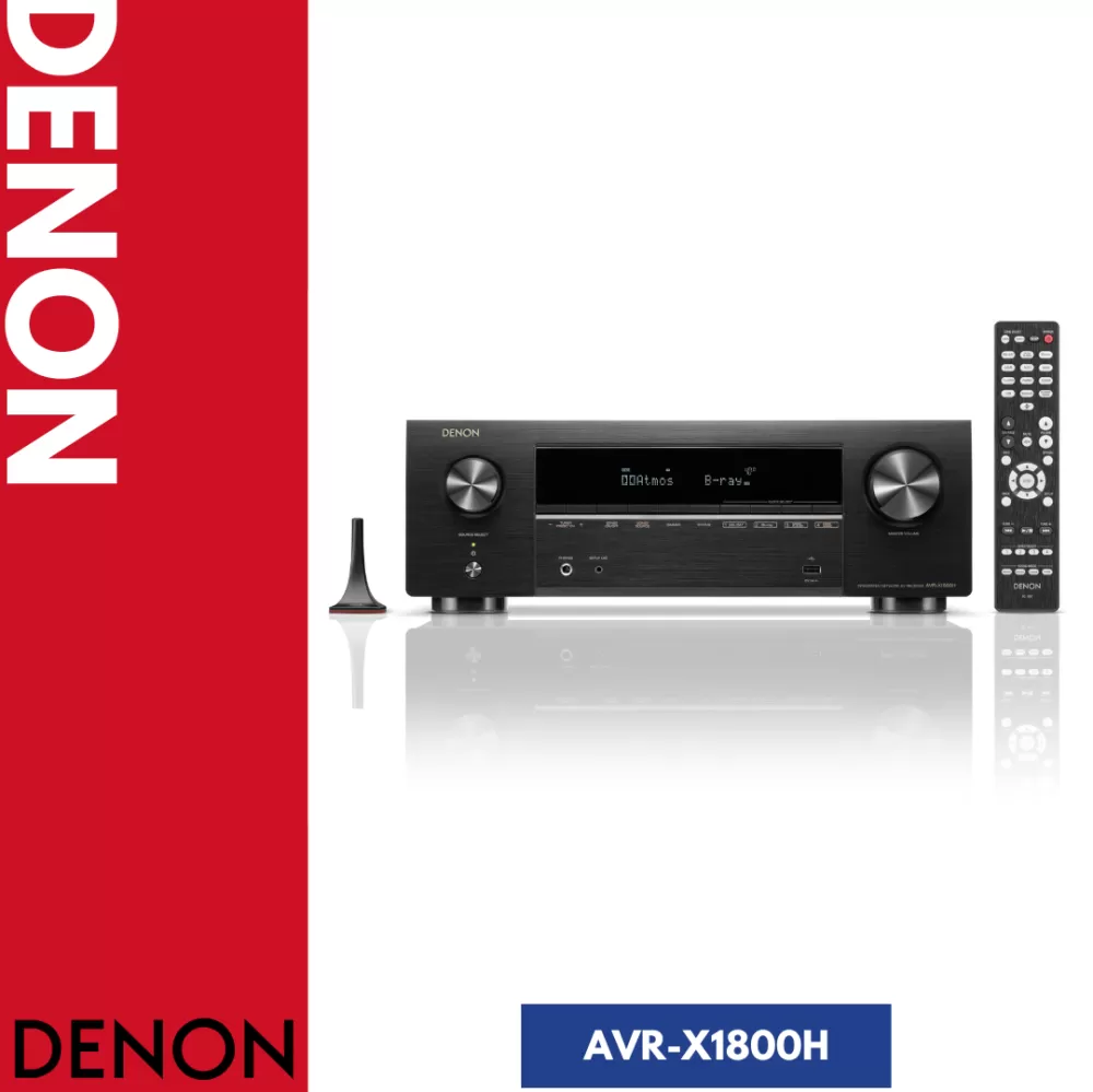 Denon AVR-X1800H​ 7.2Ch 8K Atmos Network AV Receiver