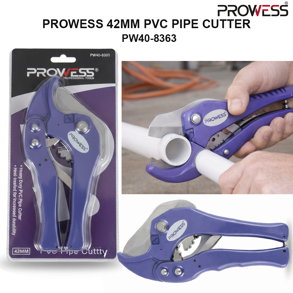 PROWESS 42MM PVC PIPE CUTTER | PVC & PLASTIC PIPE CUTTING TOOL | PROFESSIONAL PIPE CUTTER ( PW40-8363 )