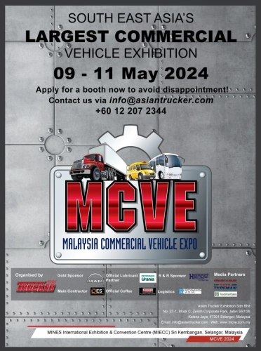 MALAYSIA COMMERCIAL VEHICLE EXPO 2024 | 09 - 11 MAY 2024 