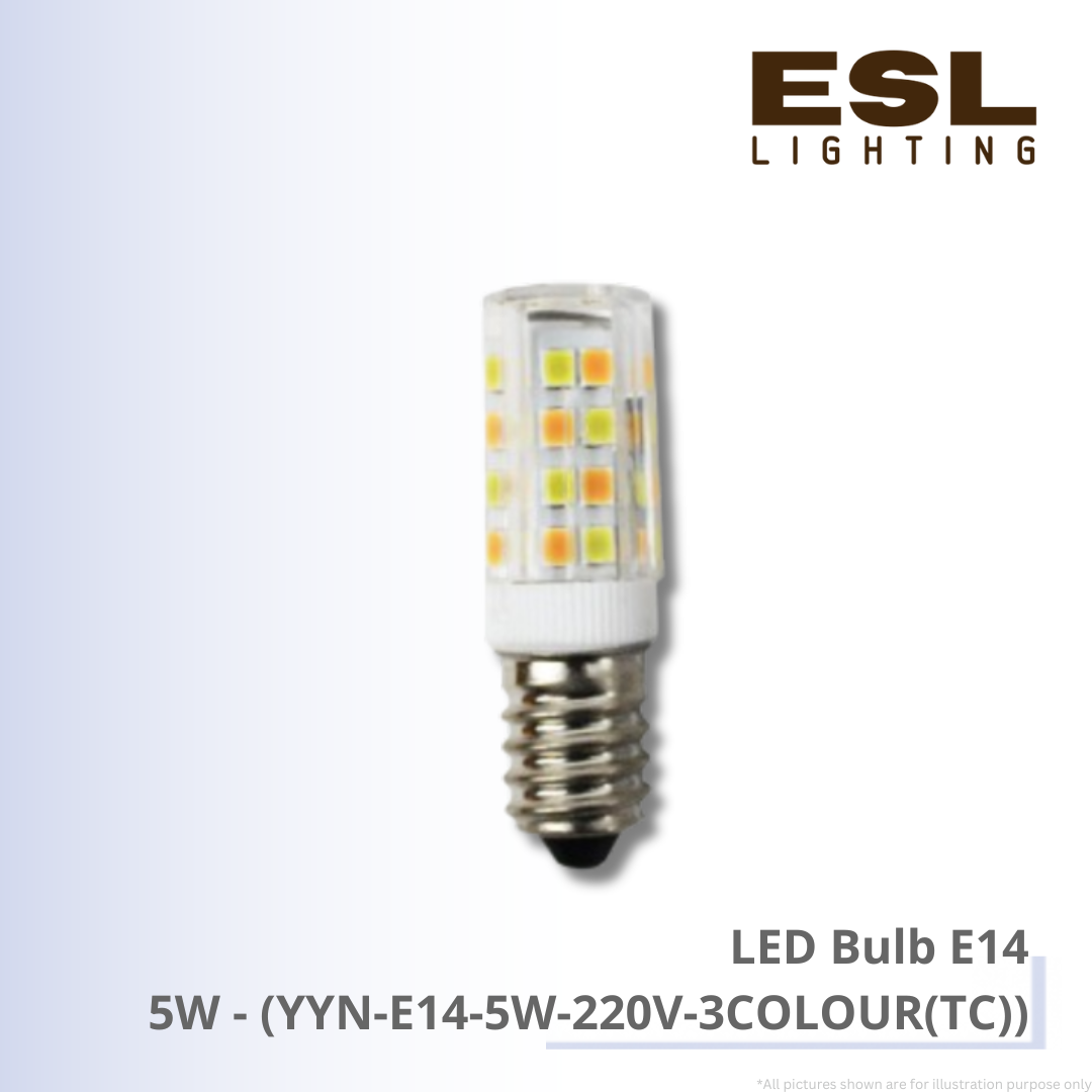 LED Bulb E14 5W - YYN-E14-5W-220V-3COLOUR(TC)