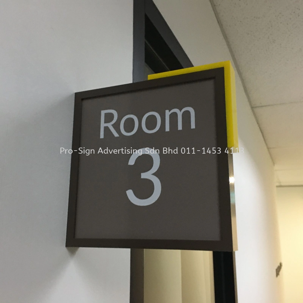 CANTILEVER ACRYLIC BOX SIGNAGE (MEETING ROOM, 2020, KL) 3D PRINTING ...