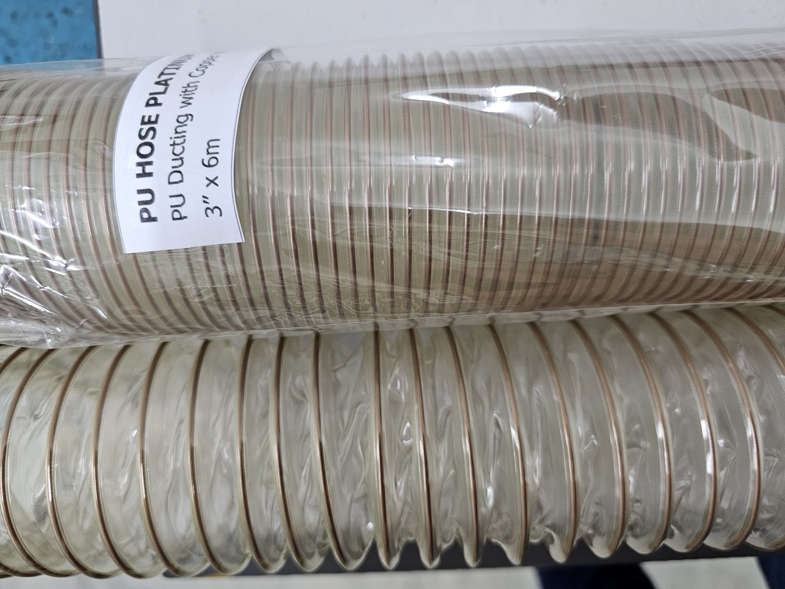 PU Duct Hose with Copper Spring Wire