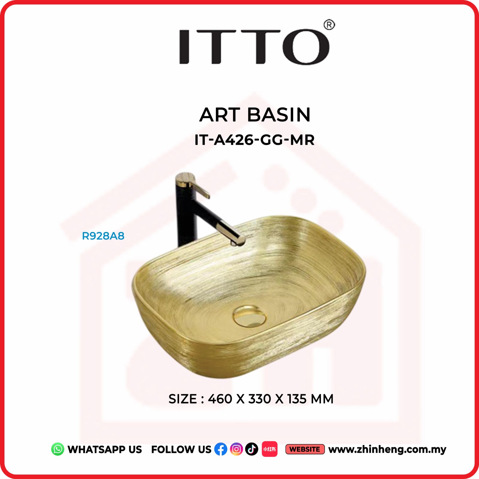 ITTO ART BASIN IT-A426-GG-MR