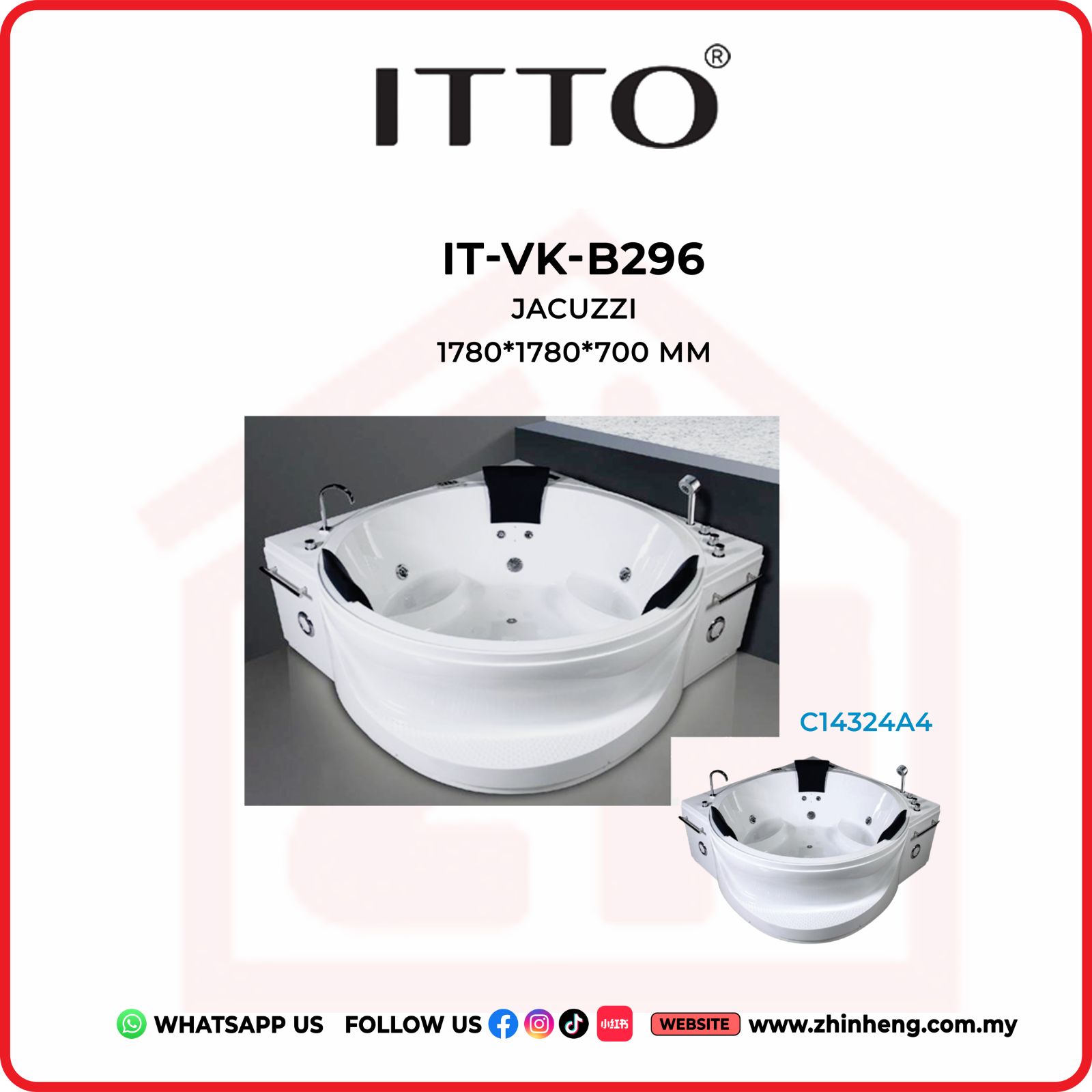 ITTO JACUZZI  IT-VK-B296