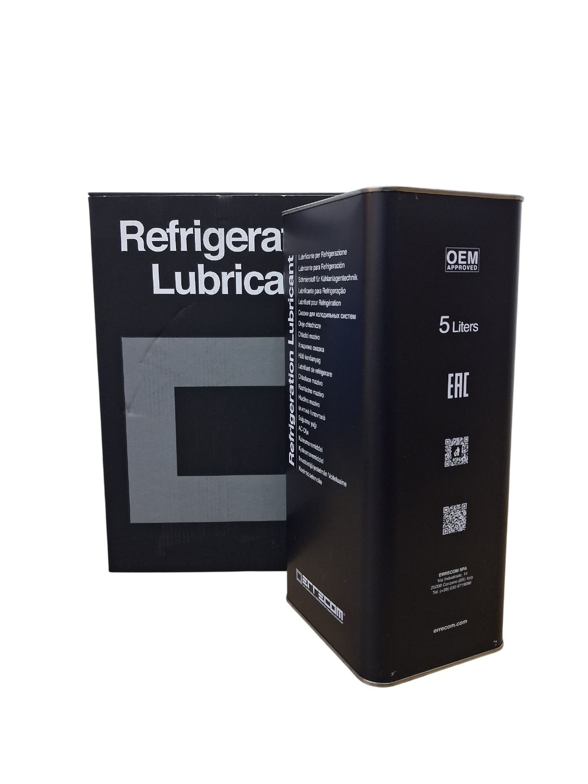 ERRECOM LR-POE 32-5LT X 5 LITRE METAL TANK POLYOLESTER LUBRICANT OIL