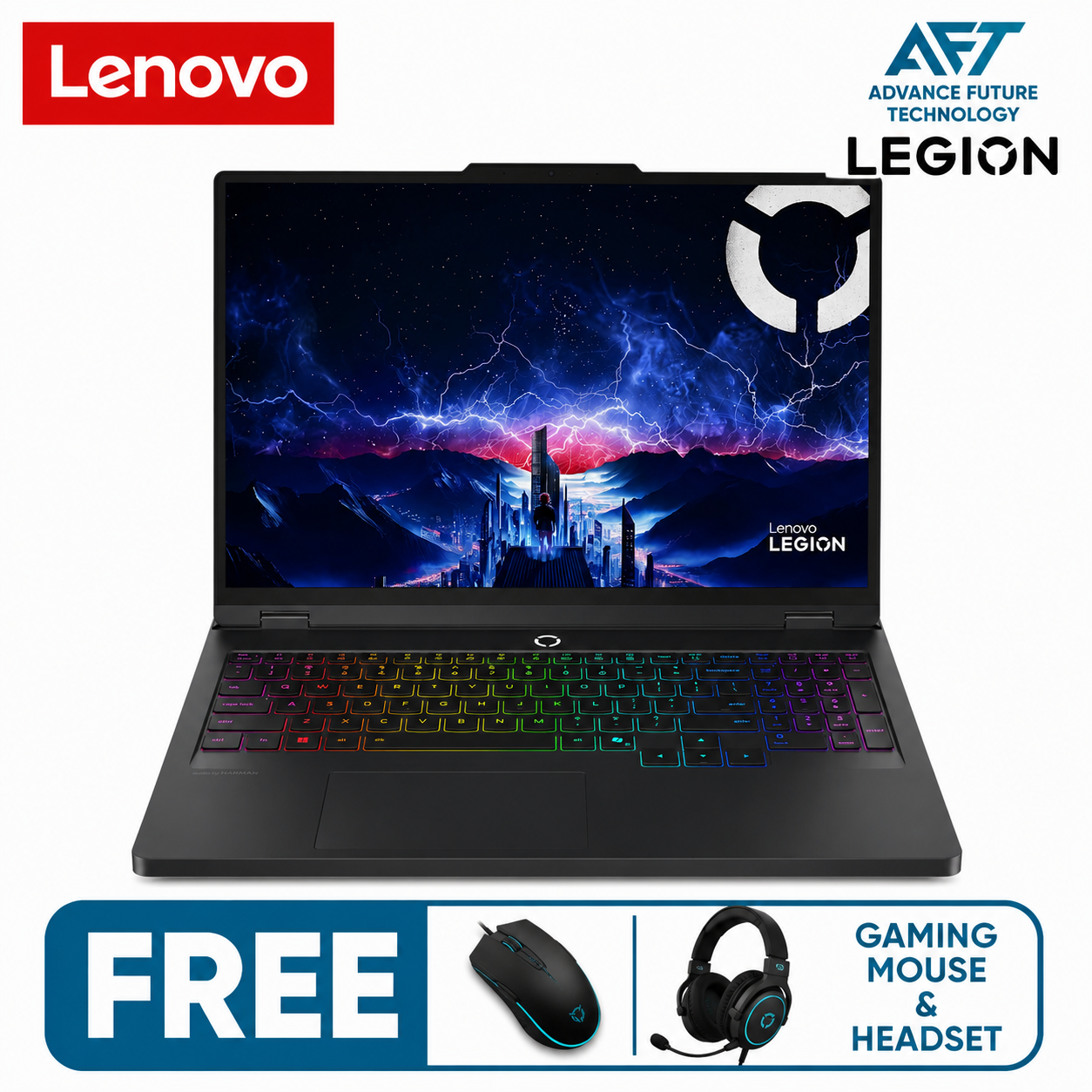 Lenovo Legion Pro 5 16IAX10 83F3002QMJ 16" WQXGA 165Hz Gaming Laptop Black ( Intel Core Ultra 7 255HX, 16GB, 1TB SSD, RTX5060, W11 )