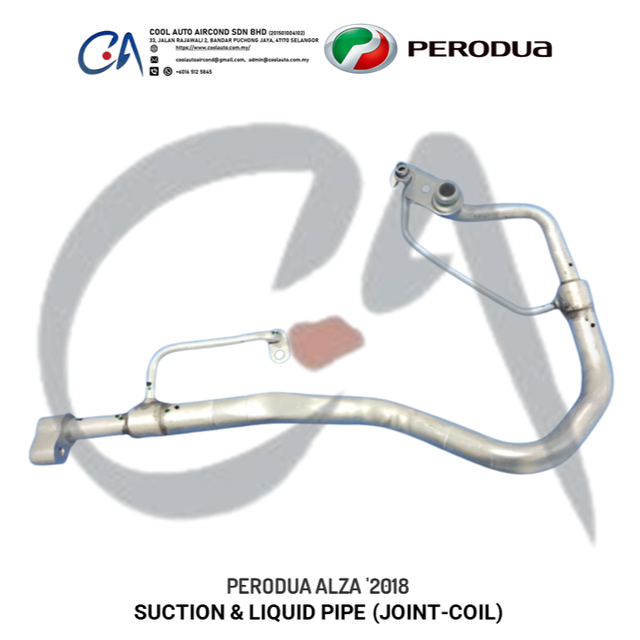 PERODUA ALZA '2018 SUCTION & LIQUID PIPE (JOINT-COIL)
