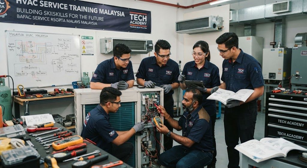 Professional HVAC service training Malaysia