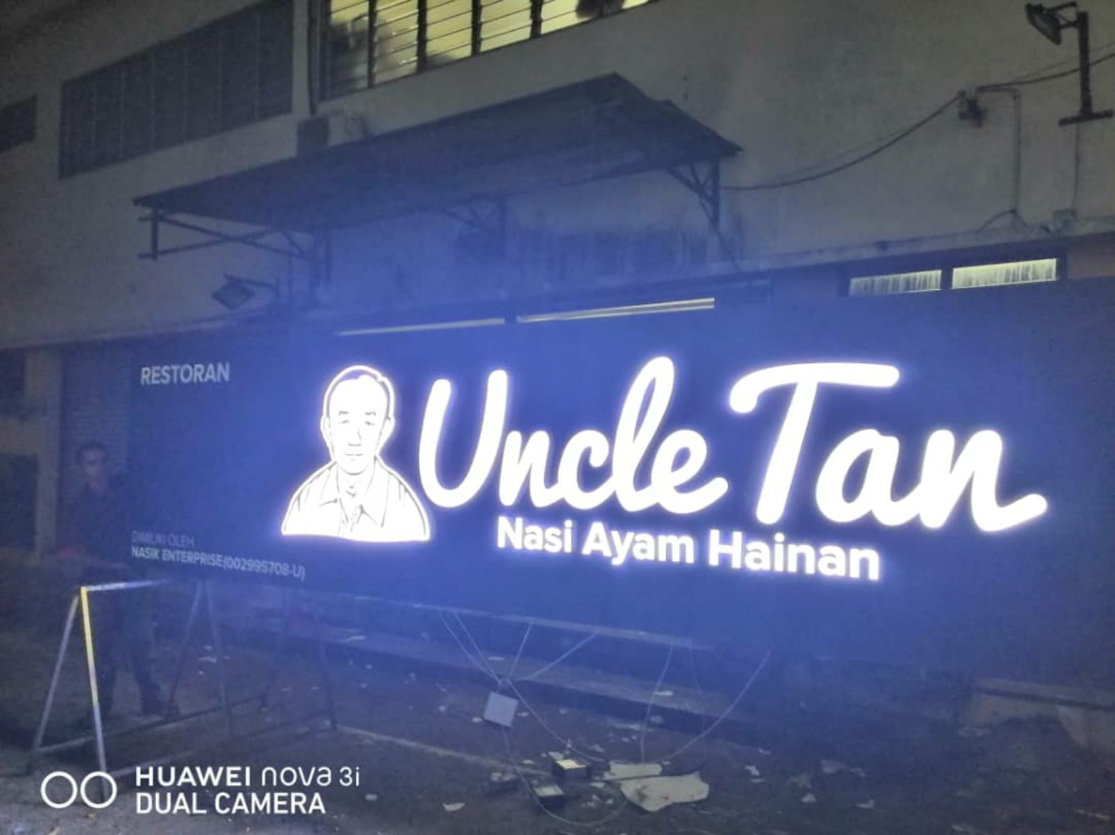 Restoran Uncle Tan 3D Led Channel Box Up Lettering Signage Signboard At ...