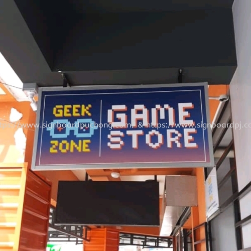 Geek Zone Gi Metal Signage Signboard At Klang Kuala Lumpur Puchong Shah ...