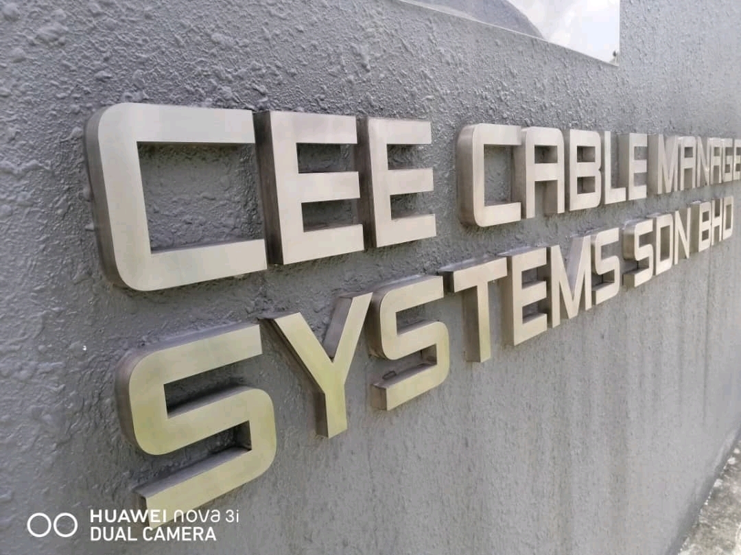 Cee Cable Management Company Stainless Steel Silver Hairline 3d ...