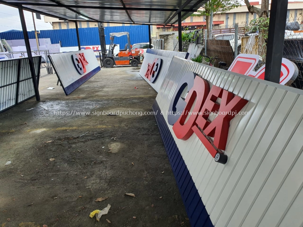 Gdex Aluminium Trism Casing Base 3d Led Frontlit Lettering Signage Signboard At Klang Kuala Lumpur Puchong Kepong Subang Jaya Cheras 