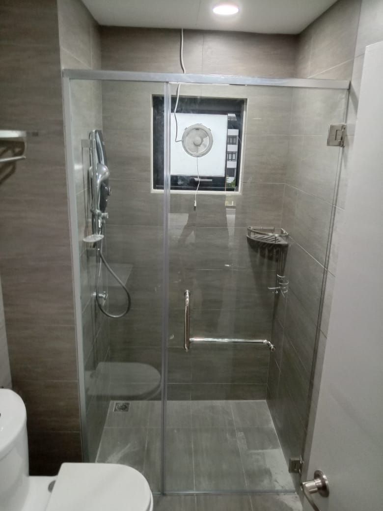 Shower Screen Glass Panel | Glass Contractor Puchong | Petaling Jaya (PJ) | Rawang | Ara Damansara | Sunway Damansara