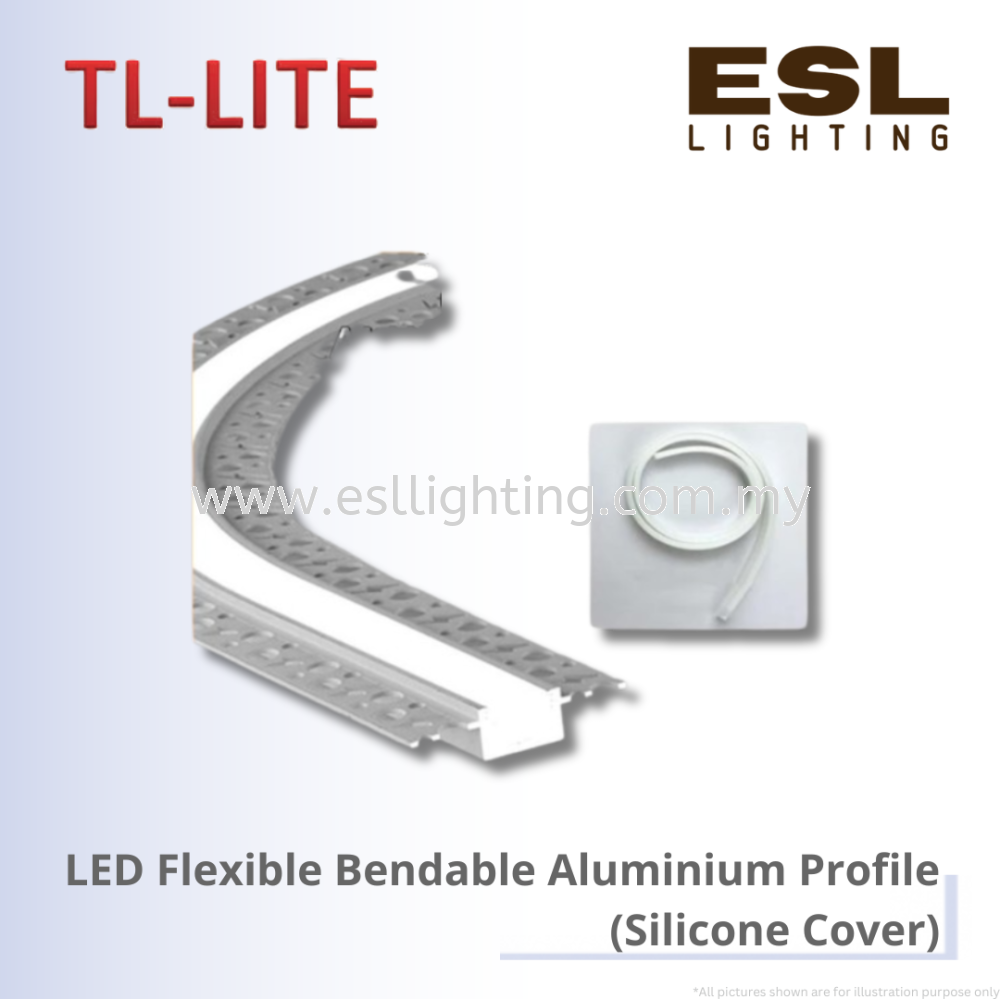 TL-LITE LED Flexible Bendable Aluminium Profile - Silicone Cover