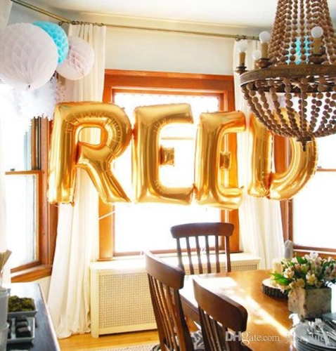 40inch Foil Balloon Alphabet R - Gold (FB-40-RG)