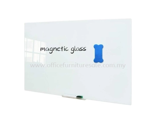 6MM FRAME LESS 4' X 5' GLASS MAGNETIC BOARD (RM 1,250.00/UNIT) ~MAGNETIC