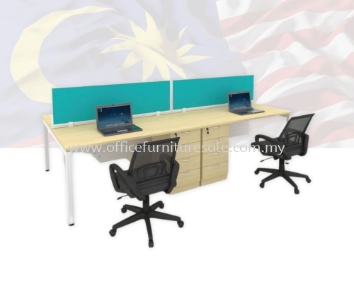 SOSM/X4 (4' TABLE) CLUSTER OF 4 WORKSTATION (RM 2,550.00/SET) *CONTACT 017-842 7687