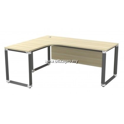 IPOWL L-Shape Manager Table With Wooden Front Panel｜Office Table Shah Alam