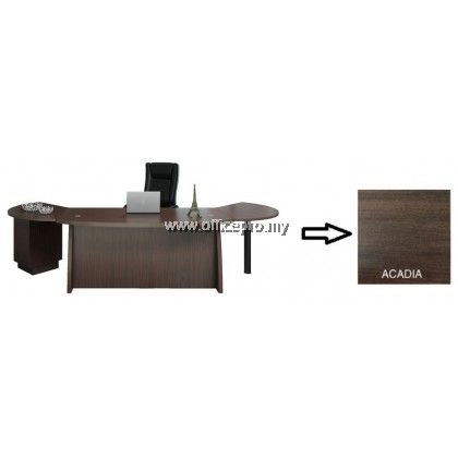 IPQX 1800-SET Director Table Set ｜Office Table Putra Perdana