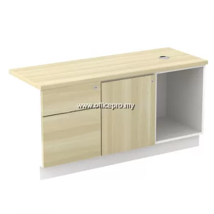 IPB-YR/LP 1226 Open Shelf + Swinging Door + Fixed Pedestal 1Drawer 1 Filling（1D1F) Klang