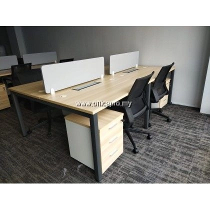 Office Furniture USJ Taipan Office Workstation Table Cluster Of 4，6 Seater | Office Cubicle | Office Partition