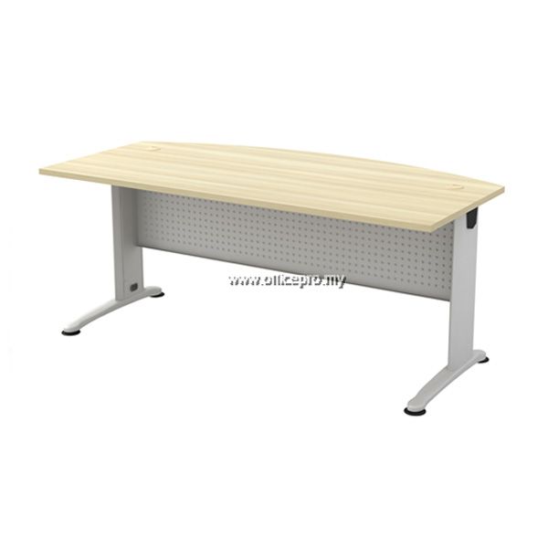 180A Curve-Front Executive Table｜Office Table PJ | Meja Pejabat | 办公家具 | 办公桌 PASIR GUDANG | MAWAI | MASAI | LARKIN | TAMAN MOLEK | BANDAR SERI ALAM IPBMB 180A