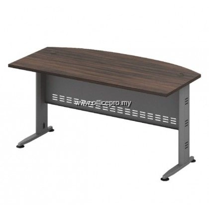 Curve-Front Executive Table｜Office Table Putra Perdana IPQMB-180A