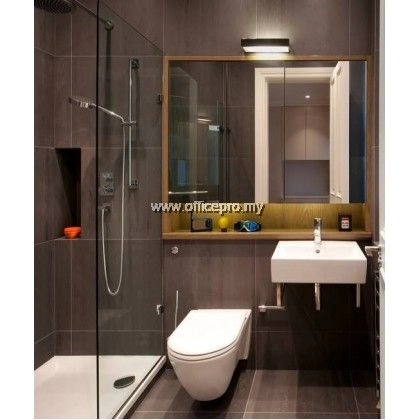10mm Tempered Clear Glass Shower Screen | Glass Contractor Sunway