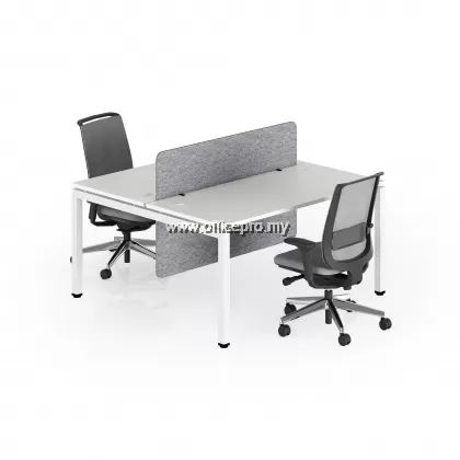 IPA-01 Office Workstation Table Cluster Of 2 Seater | Office Cubicle | Office Partition Malaysia A Series 