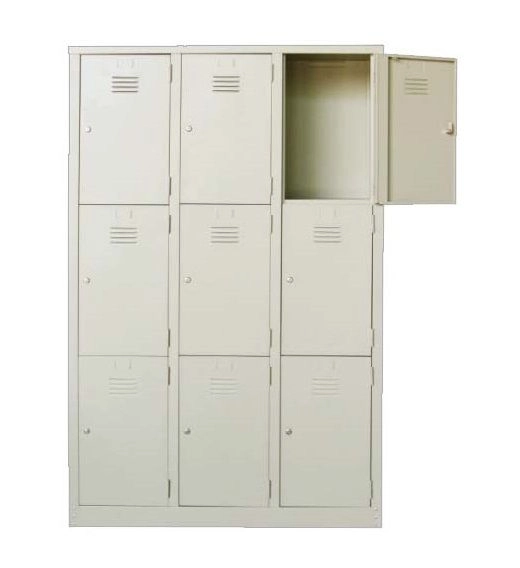 9 Compartment Steel Locker Klang IPS-105/A 