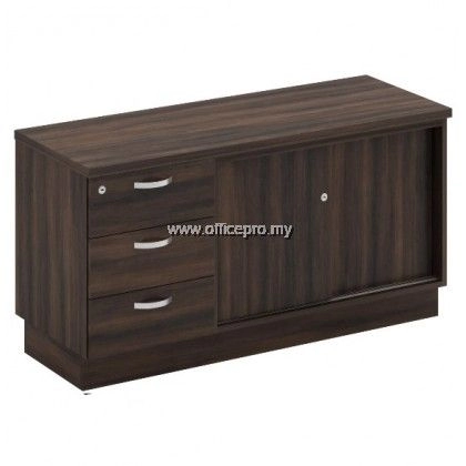 IPQ-YSP 6123 Sliding Door Cabinet + Fixed Pedestal 3Drawer Sunway City