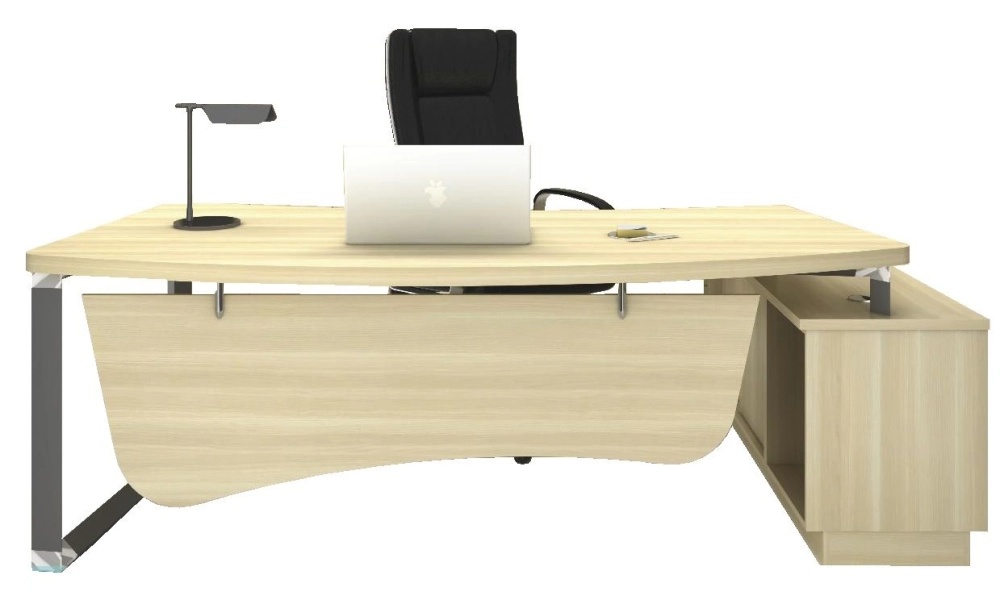Director Table With Side Cabinet 1D1F I Office Table | Boss Table | 总裁桌 | 行政桌 | 老板桌 | 办公桌 IPQ-OX 2462 Singapore - CHANGI | LITTLE INDIA | UPPER THOMSON | SELETAR | BUKIT MERAH | TIONG BAHRU | RAFFLES PLACE