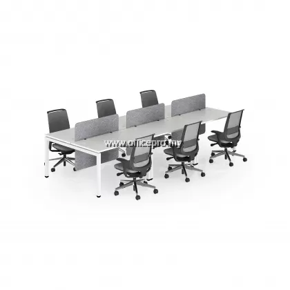 IPA-03 Office Workstation Table Cluster Of 6 Seater | Office Cubicle | Office Partition Setia Alam A Series