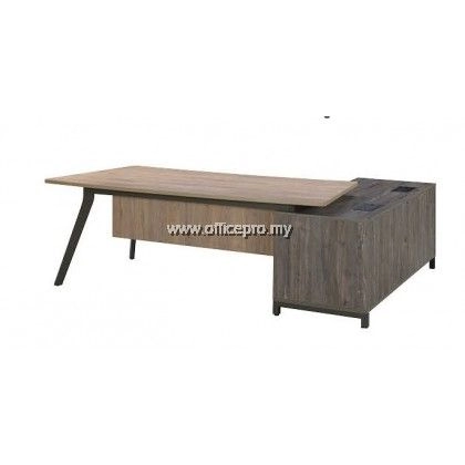 IP-MX2 2190 Director Table With Side Cabinet | Executive Table | Office Table Putra Perdana
