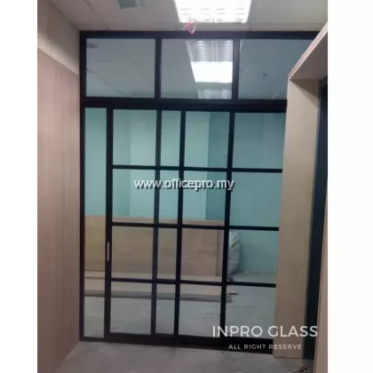 IPSP-SLD5 4" Aluminium Glass Sliding Door C/W 5mm Clear Glass Klang