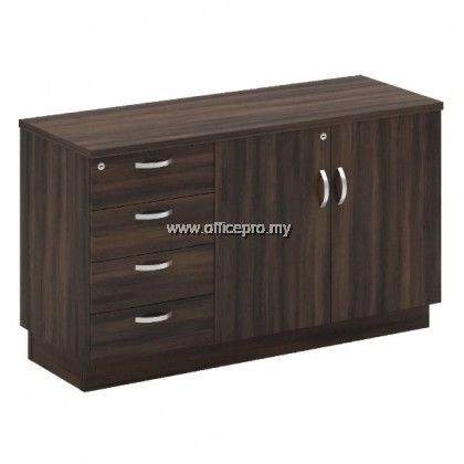 IPQ-YOP/YDP 7124 Low Cabinet + Fixed Pedestal 4 Drawer Wangsa Maju