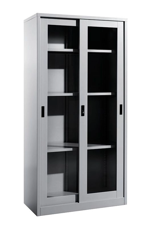 IPS-119 Full Height Steel Cupboard With Glass Sliding Door Ampang