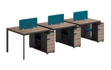 IPLT-06 Office Workstation Table Cluster Of 6 Seater | Office Cubicle | Office Partition Bukit Tinggi