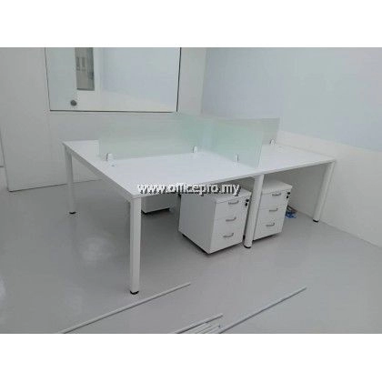 UntitledOffice Furniture Sunway Mentari Petaling Jaya Office Workstation Table Cluster Of 4 Seater | Office Cubicle | Office Partition